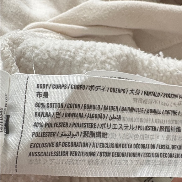 ABERCROMBIE SPLIT HEM WIDE LEG SWEATPANTS MEDIUM - Picture 9 of 9